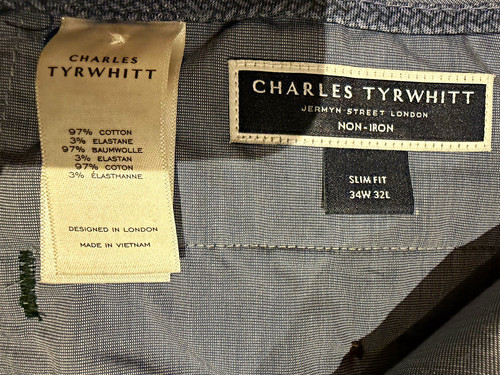 Charles tyrwhitt non iron slim - tyrwhitt, non-iron