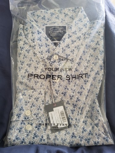 Charles tyrwhitt blue leaf - blue,