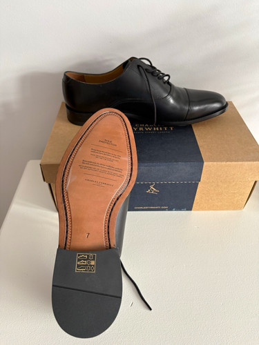 Charles tyrwhitt black leather - charles,